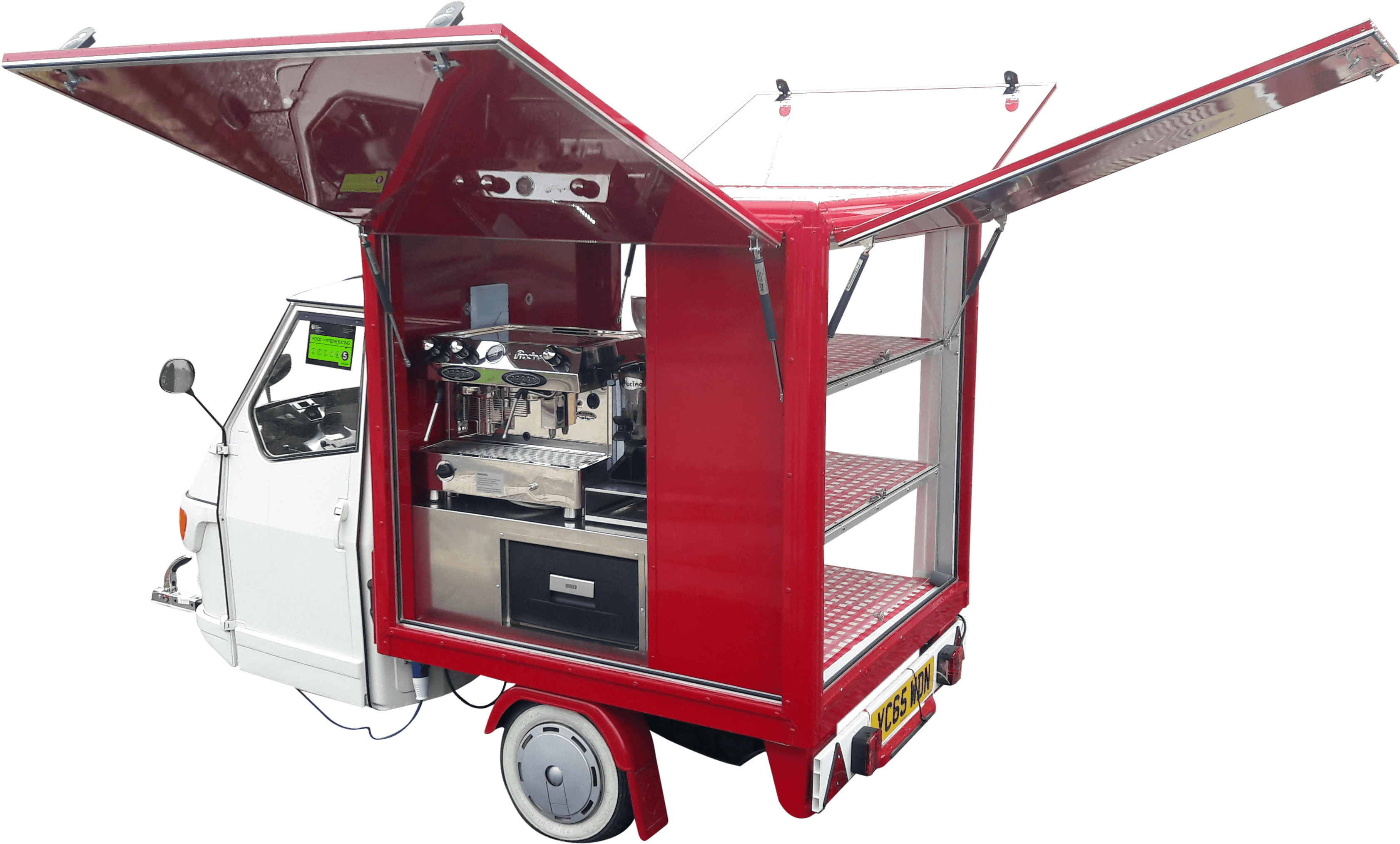 50cc Piaggio Gull Wing Ape - Vienna (4128x2322), Png Download