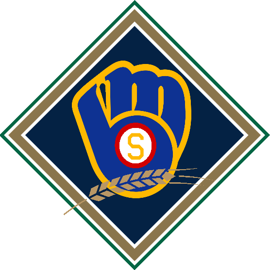Nzex8yu - Vintage Milwaukee Brewers Logo (556x557), Png Download