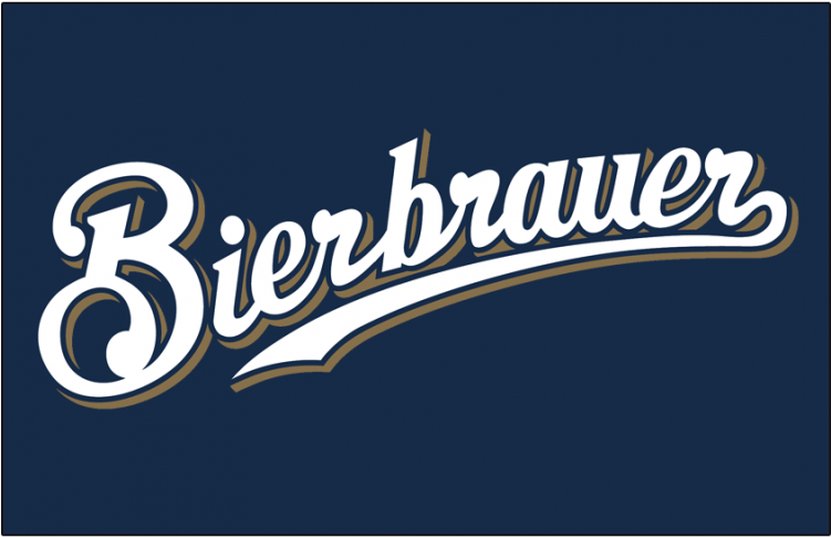 Milwaukee Brewers Logos Iron Ons - Milwaukee Brewers German Jersey (750x930), Png Download