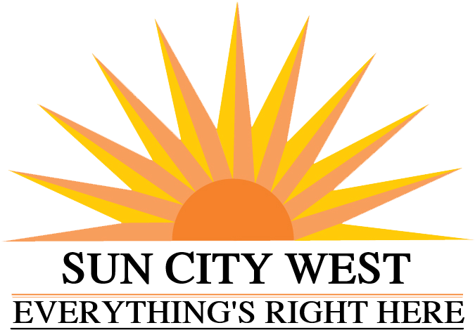 Arizona Active Adult Retirement Community,sun City - Sun City West Az Logo (675x470), Png Download