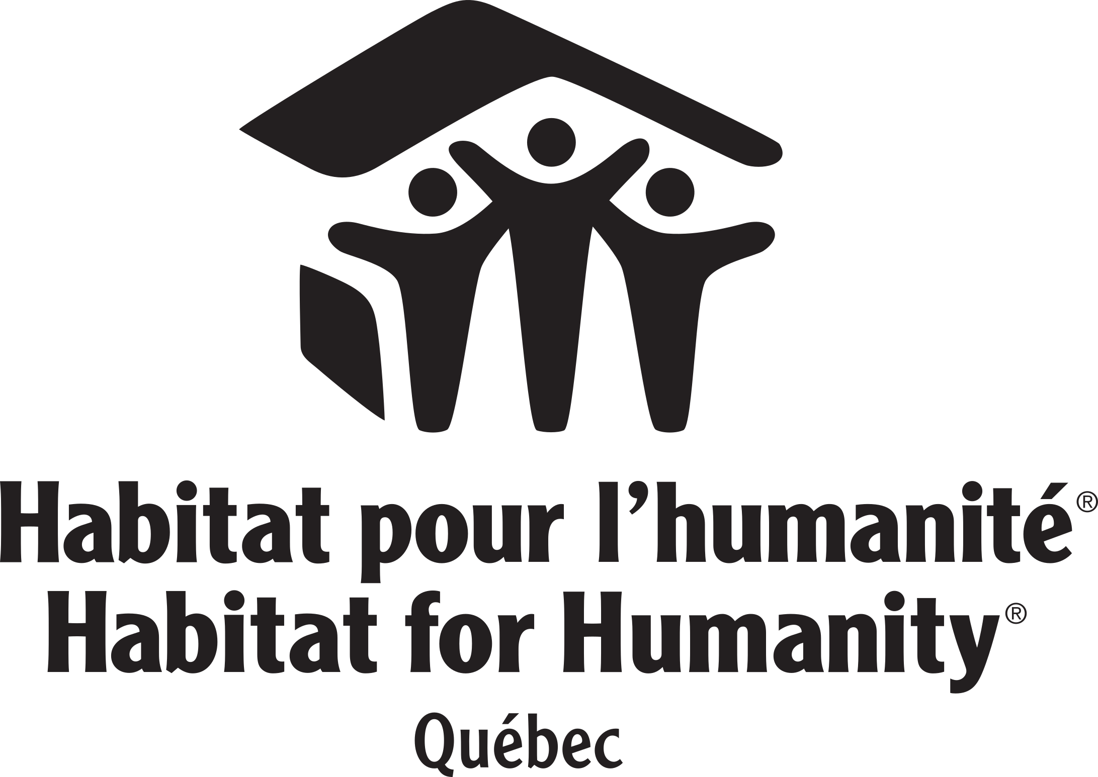 Habitat For Humanity Quebec And Native Montreal Believe - Habitat For Humanity India Logo (2183x1546), Png Download