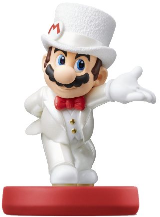 Wedding Outfit Amiibo Figure - Amiibo Super Mario - Wedding Mario (321x435), Png Download