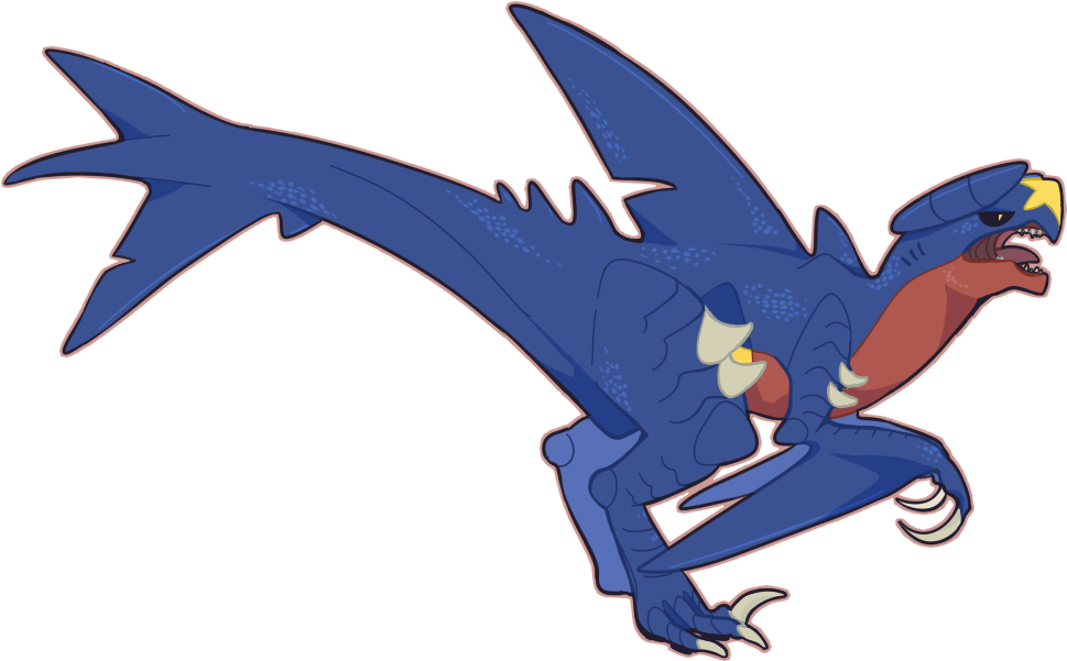 Garchomp - Transparent Garchomp (995x630), Png Download