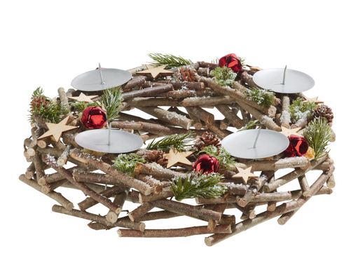 Advent Wreath, Traditional - Advent Wreath (500x500), Png Download