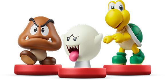 Say Hi To The New Guys - Super Mario Odyssey Amiibo (580x282), Png Download
