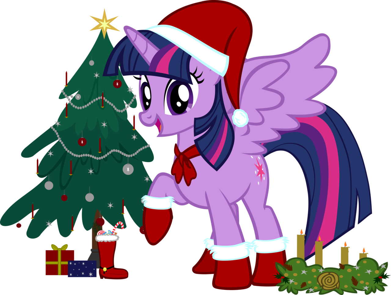 Advent Wreath, Alicorn, Artist - Cartoon (1280x968), Png Download