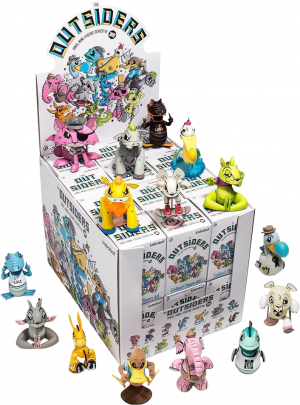 Mini Series Blind Box Vinyl Figure By Joe Ledbetter - Outsiders - Vinyl Mini Series Blind Box (300x405), Png Download