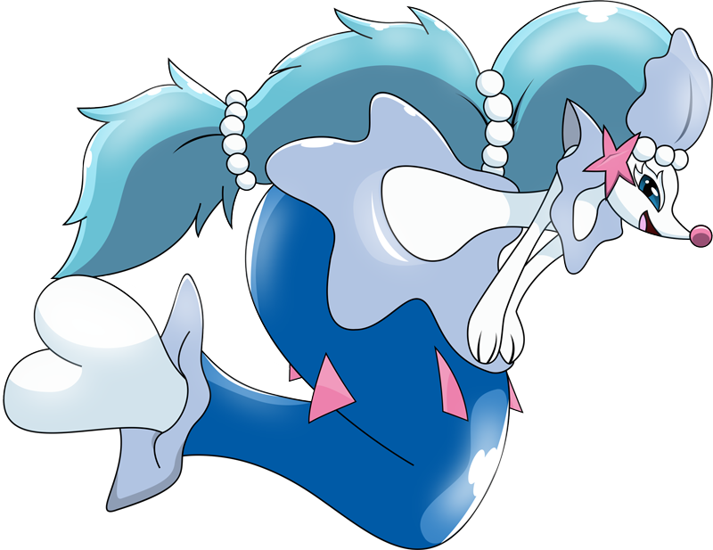 Shiny Primarina Pokédex - Pokemon Primarina Weight Gain (800x617), Png Download