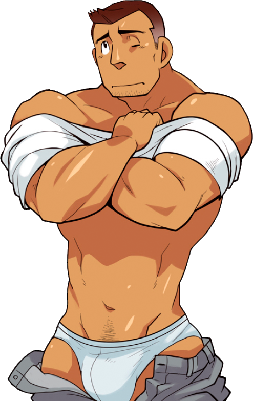 7v Gay Comics, Me Me Me Anime, Sexy Cartoons, Hot Guys, - Gay Cartoon Muscular Man (494x783), Png Download