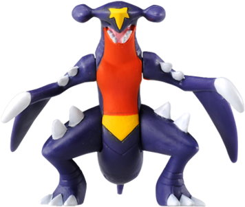 Moncolle Ex Esp-18 Garchomp - Takaratomy Sp-06 Official Pokémon X And Y Garchomp (480x399), Png Download
