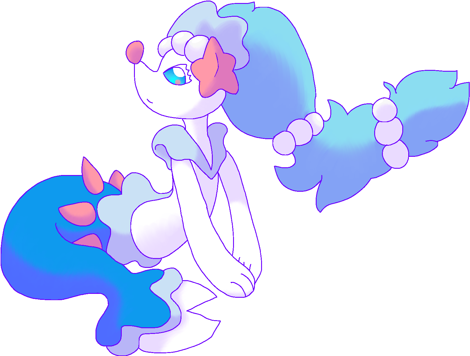 Primarina (1610x1192), Png Download