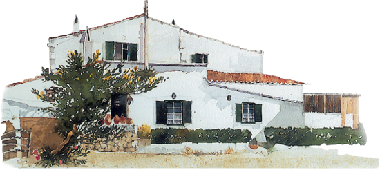 Pan Y Vino Sant Lluis (550x246), Png Download