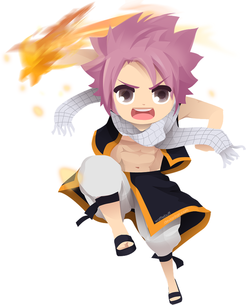 Report Abuse - Natsu Chibi Fan Art (802x997), Png Download
