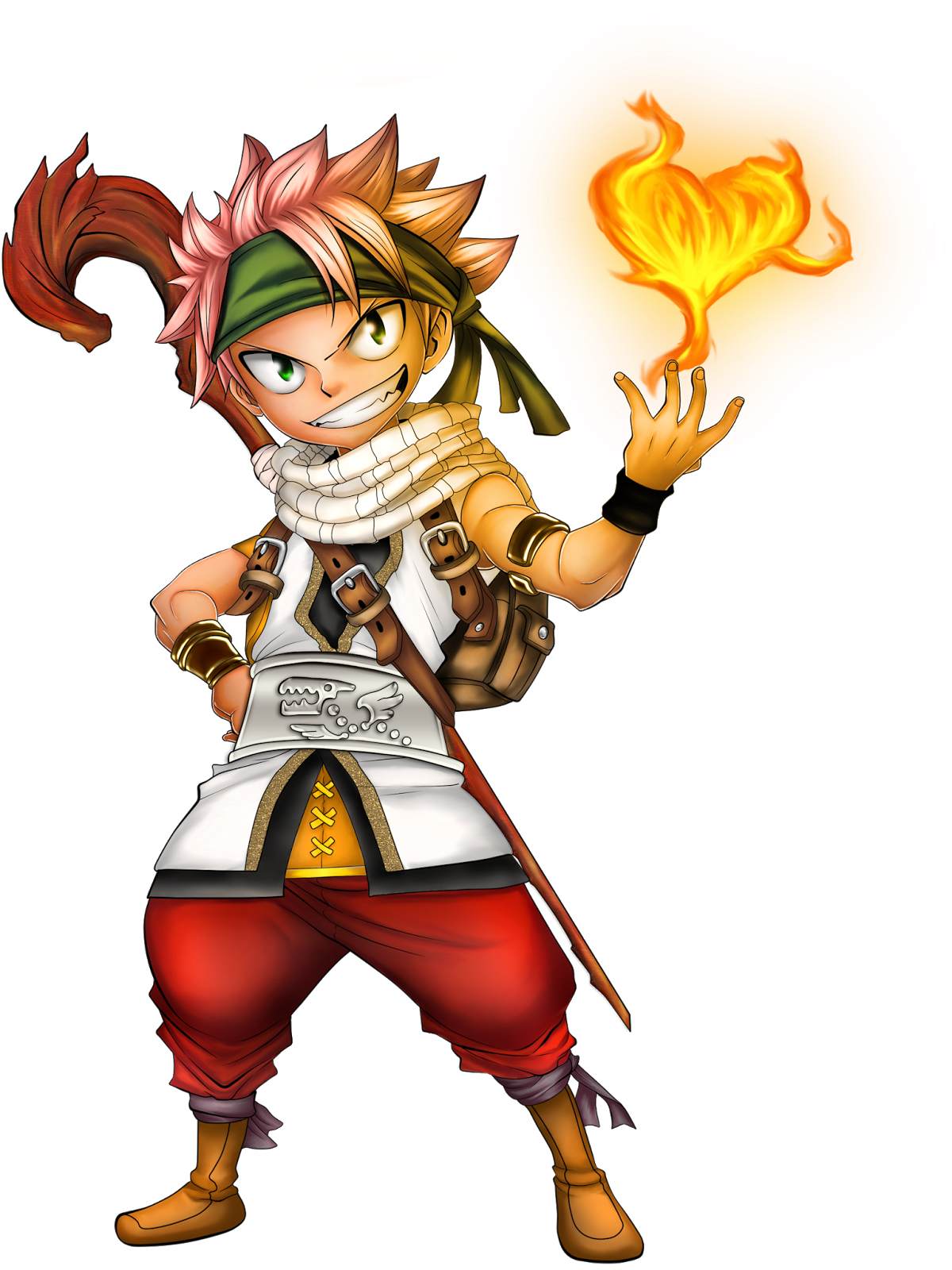 Natsu Dragneel Chibi - Fairy Tail Lucy Blind (1200x1600), Png Download