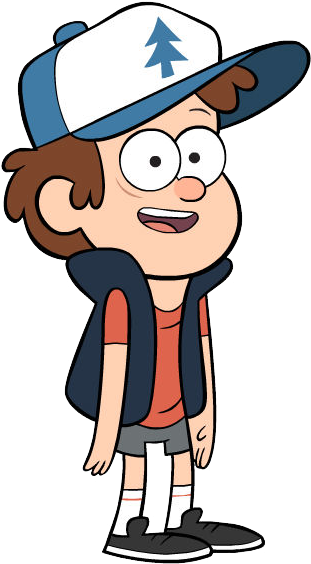 Dipper-pines - Gravity Falls Dipper (400x563), Png Download