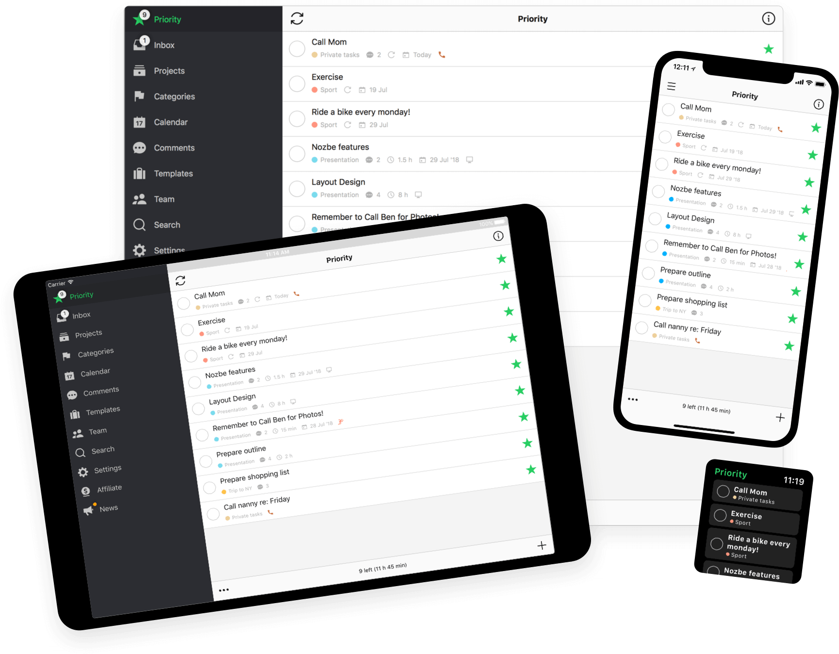 Simple To Use With Advanced Features - Getting Things Done (2048x1475), Png Download