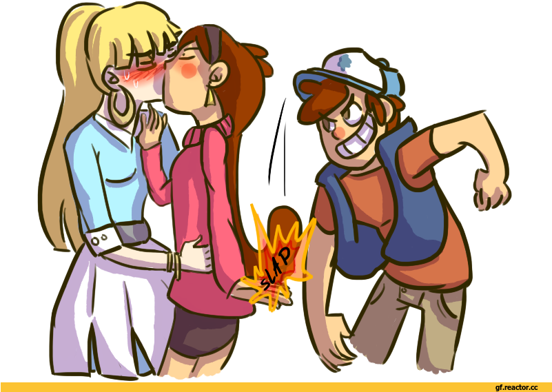 Mabel Pines X Pacifica Northwest & Dipper Pines - Bill X Dipper Fanart (800x614), Png Download