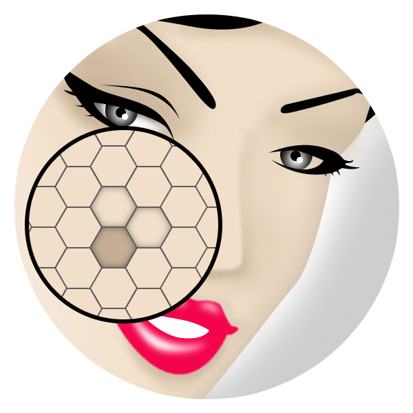 Face, Hair, Body, Skin - Eye Shadow (600x600), Png Download
