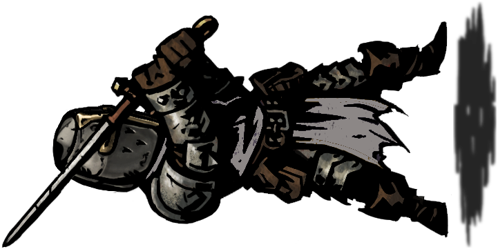 White Bucket Crusader At Darkest Dungeon Nexus - Darkest Dungeon Crusader Dark Souls (721x361), Png Download