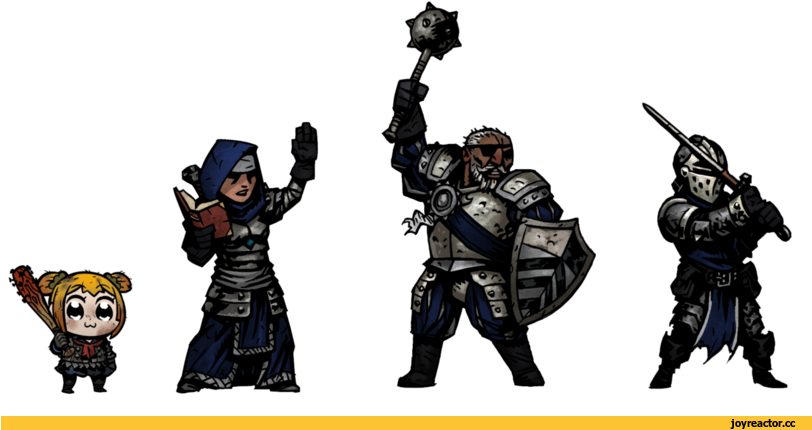 Darkest Арт,game Art,crossover - Darkest Dungeon Jester Skin (811x466), Png Download