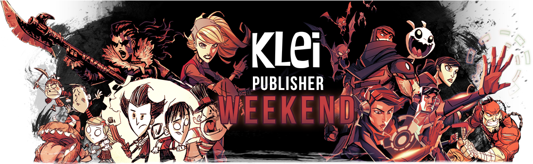 We Are On Sale Thanks To Our Friends At @klei For Including - Klei Entertainment (1156x452), Png Download