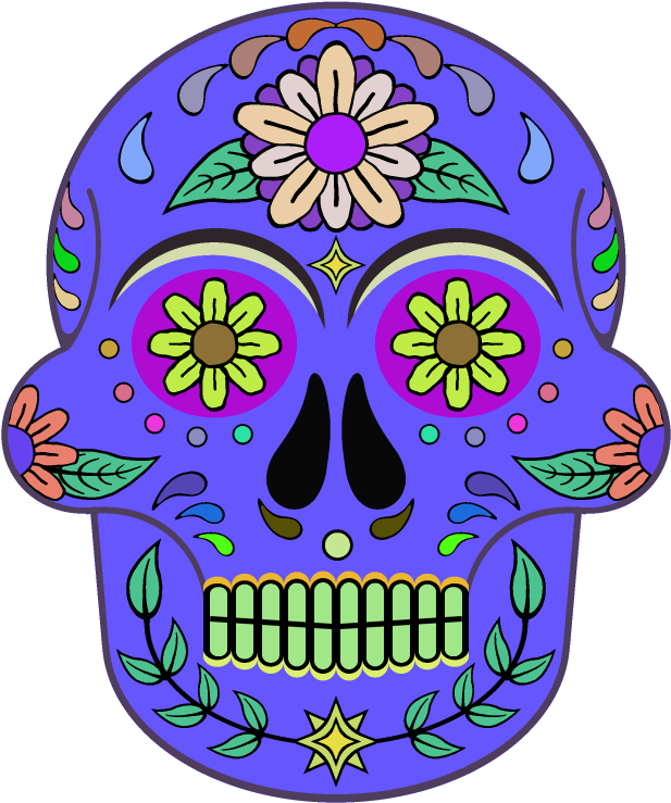 Day Of The Dead 800 X 800 Png Transparent - Portable Network Graphics (800x800), Png Download