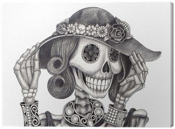 Svg Library Stock Skull Art Day Of - Day Of The Dead (400x400), Png Download