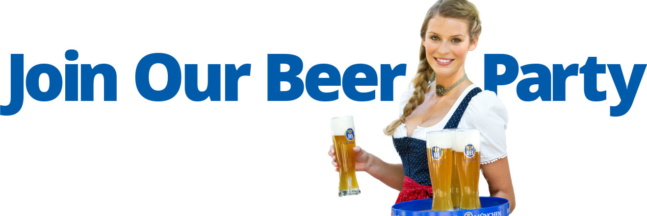Join Our Beer Party - Sight Word (1319x441), Png Download