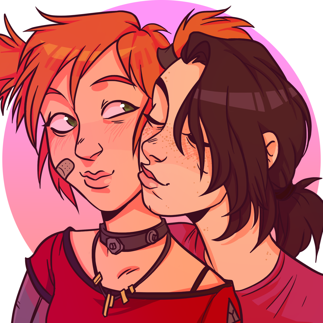 Saw These Two On My Dash And Had To Draw Em - Borderlands Angel X Gaige (1280x1280), Png Download