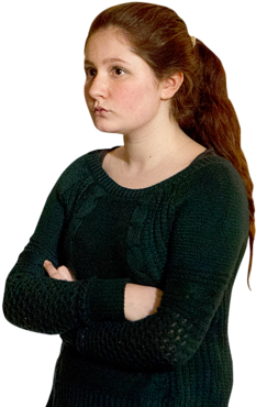 Shameless's 14 Year Old Star Emma Kenney On Debbie's - Debbie Gallagher (330x412), Png Download