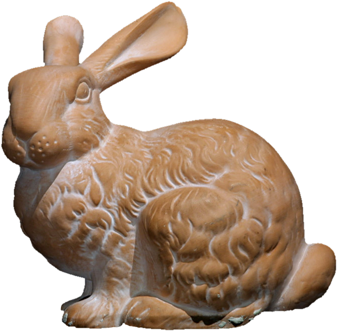Stanford Bunny, Solid - Opengl Vertex Data (800x756), Png Download