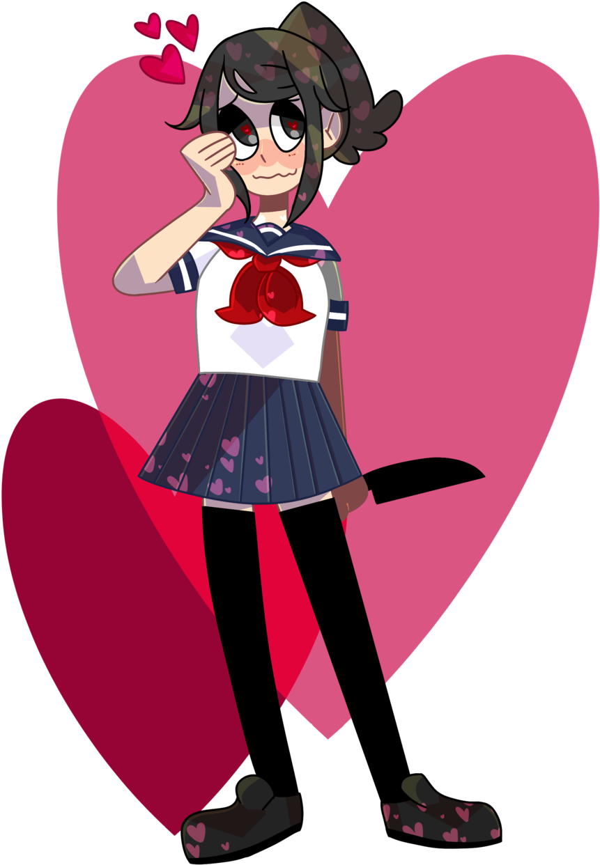 Download Yandere Simulator Red Pink Vertebrate Fictional Character - yandere simulator red pink vertebrate fictional character yandere simulator 1024x1408 png download