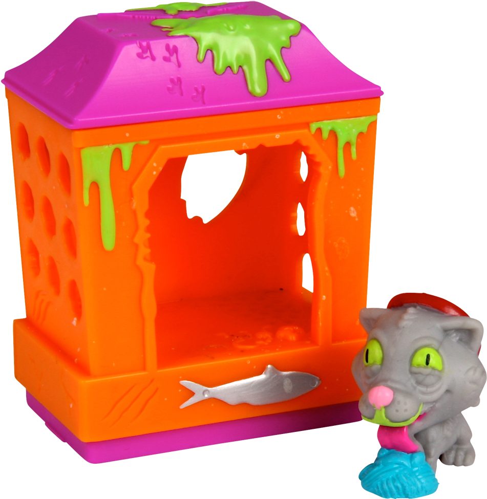 The Ugglys Pet Shop Gross Homes, Spittin Kitten, , - Ugglys Pet Shop - Pet Store - 19414 - New (973x1004), Png Download