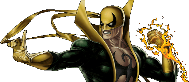 Iron Fist Dialogue 1 Right - Avengers Alliance Puño De Hierro (616x270), Png Download