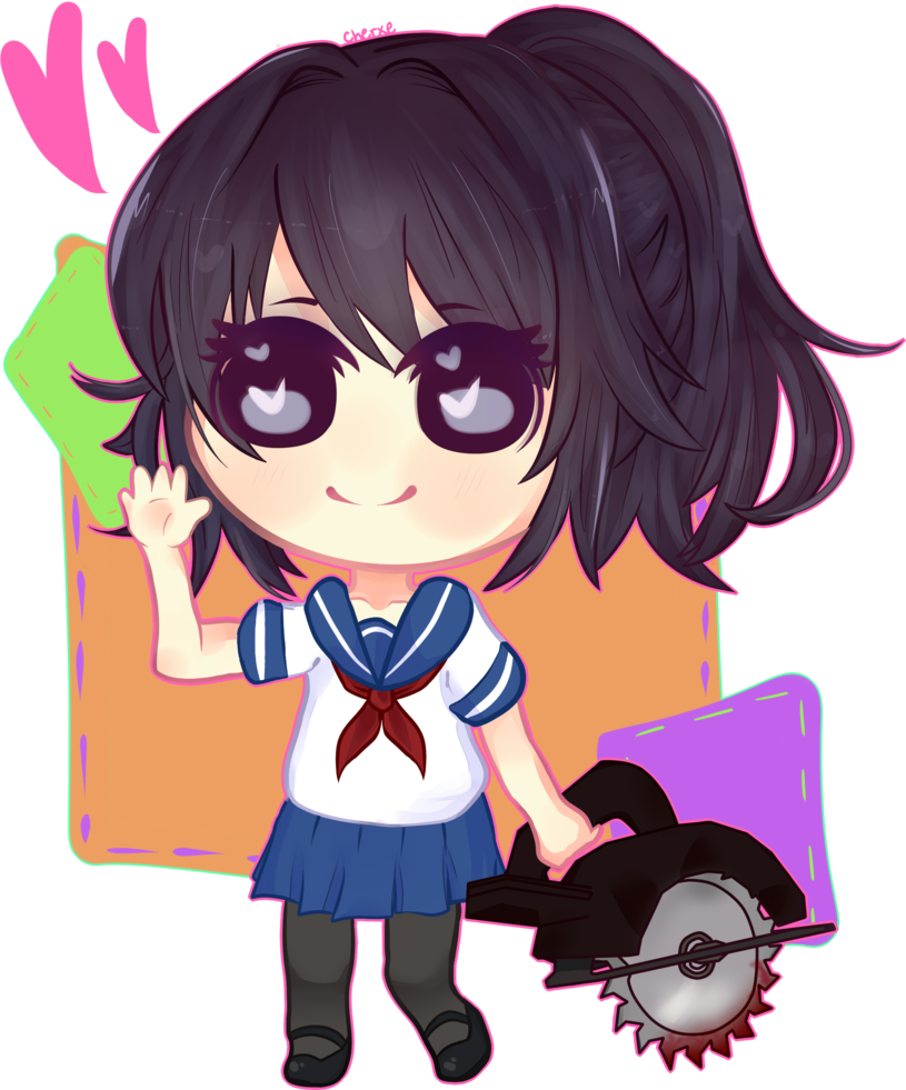 Was Bored So I Decided To Doodle Yandere-chan, - Yandere Simulator (815x981), Png Download