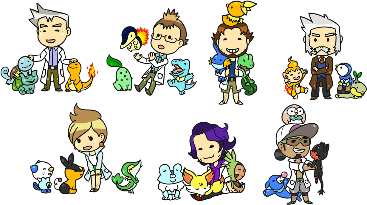 Kanto Regional Professor ▸ [ Oak - Cartoon (1280x745), Png Download