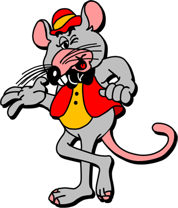 Brandon Deloach Chuck E Cheese Png Logo - Cartoon (355x415), Png Download