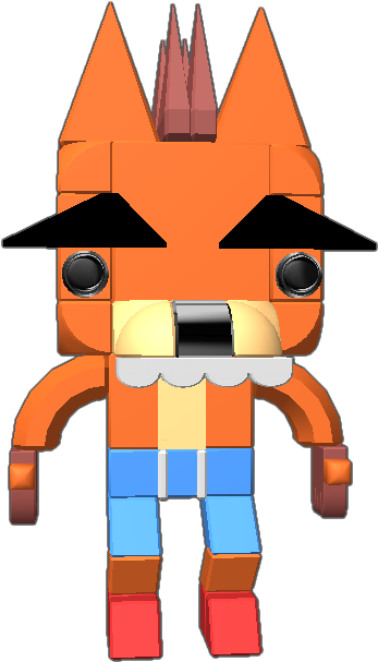 Crash Bandicoot Number - Cartoon (768x768), Png Download