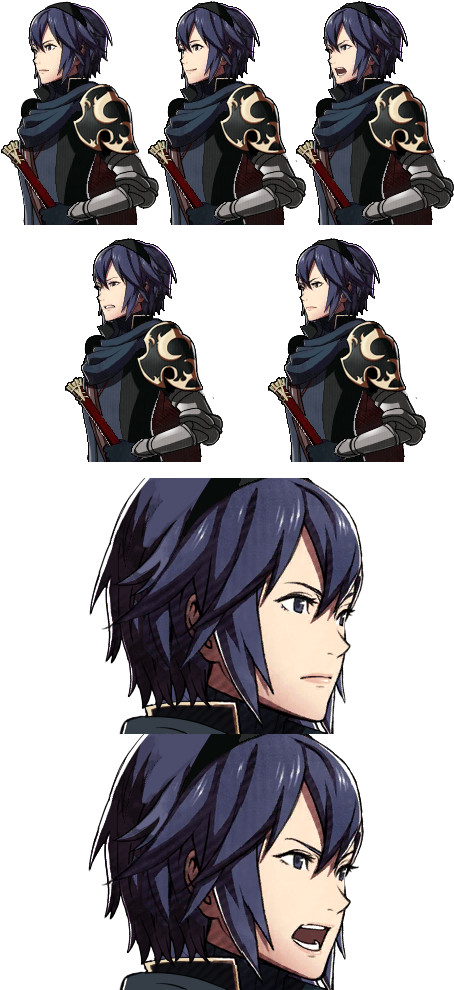 Lucina/freyja For The Fates Au @unassumingvenusaur - Fire Emblem Lucina Sprite (503x1022), Png Download