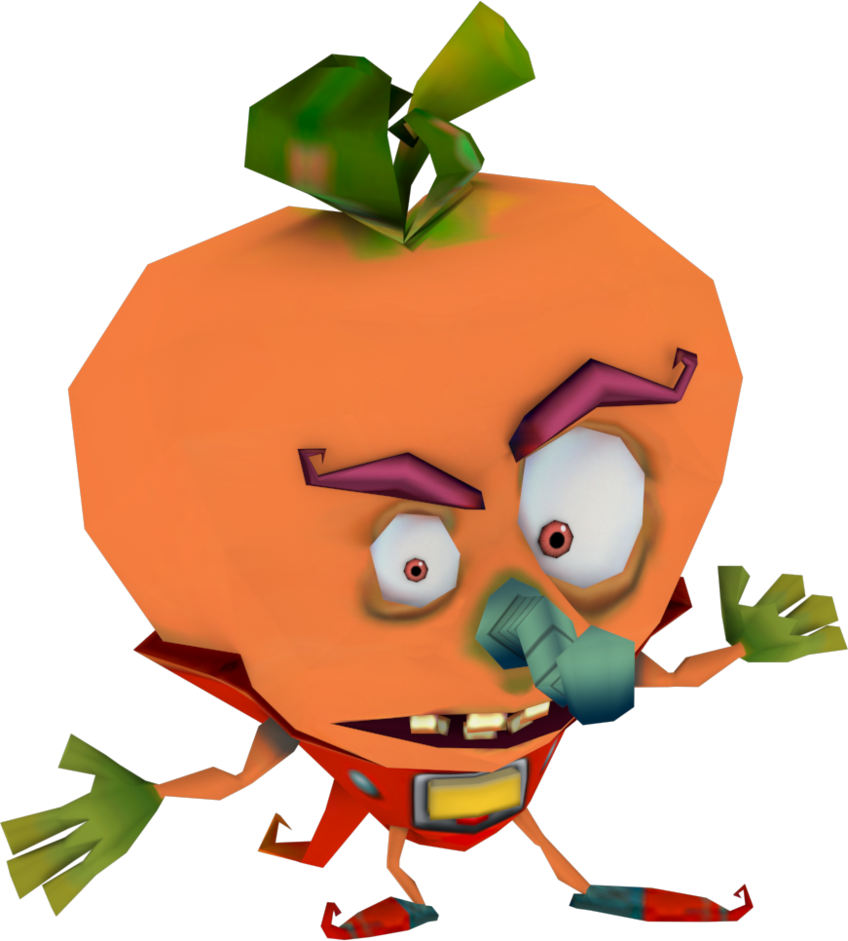 Willie Wumpa Cheeks - Crash Bandicoot Willie Wumpa Cheeks (848x941), Png Download