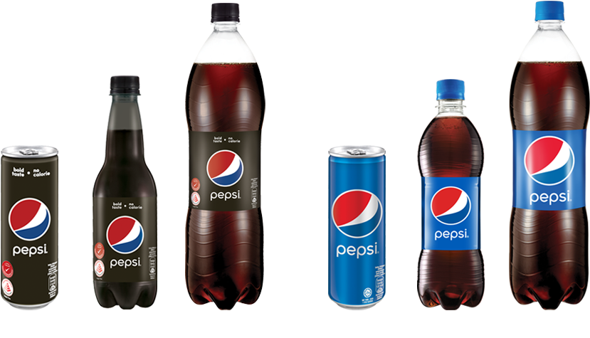 Pepsi Regular - Pepsi Black Bottle Malaysia (850x600), Png Download