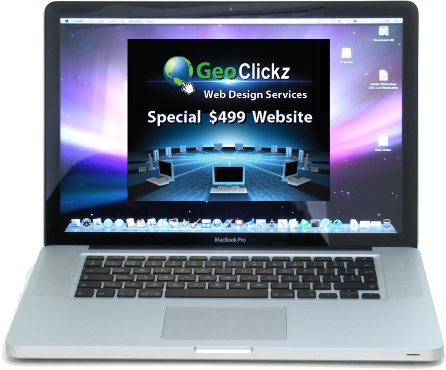 Geoclickz Web Design Services - Macbook Pro (1000x798), Png Download