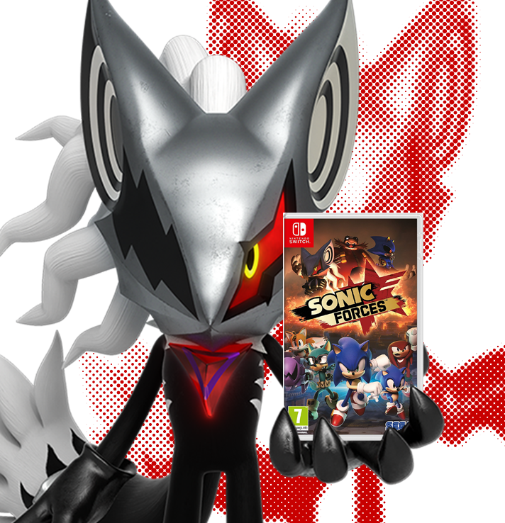 Your Chuck E Cheese Sweep - Sonic Forces (nintendo Switch) (712x738), Png Download