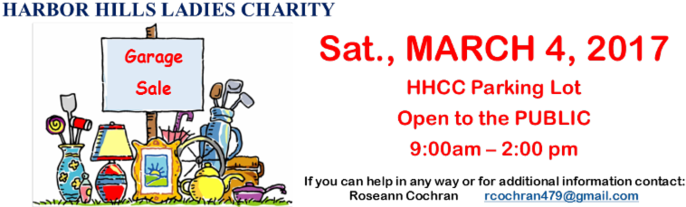 Hh Ladies Charity Garage Sale March 4 - Car Boot Sale (800x237), Png Download