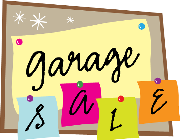 Crestwood Village 4 Community Garage Sale - Cute Garage Sale Sign (578x448), Png Download