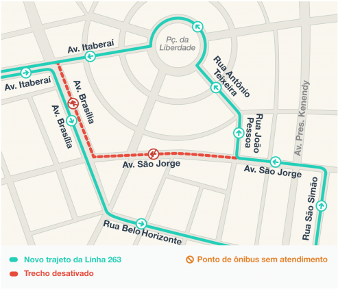 Linha 263 Goiania - Diagram (544x471), Png Download