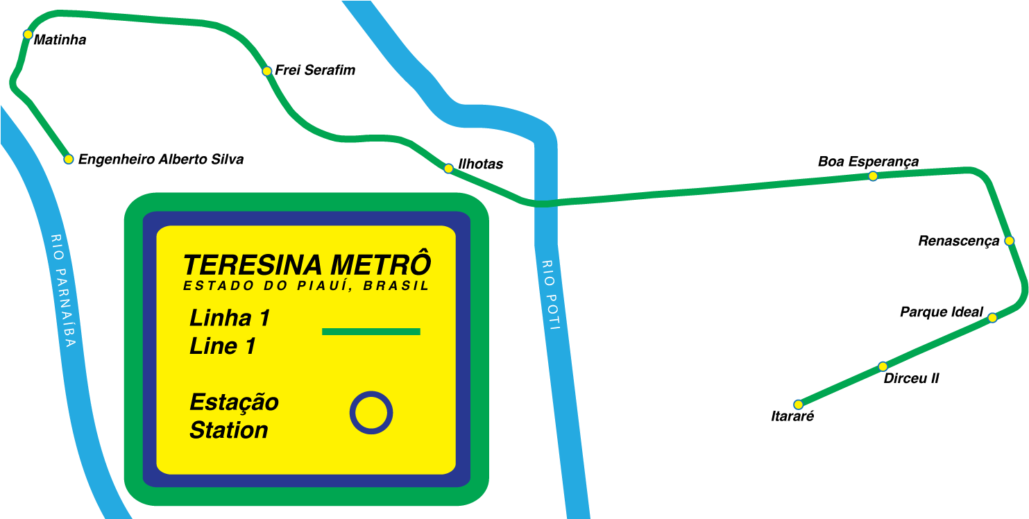 Teresina Metro - Metro Em Teresina Piaui (1500x747), Png Download