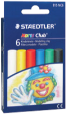 Staedtler® Noris Club® Modelling Clay - Staedtler Noris Club Gel Crayons For Glass Pkt6 (850x850), Png Download