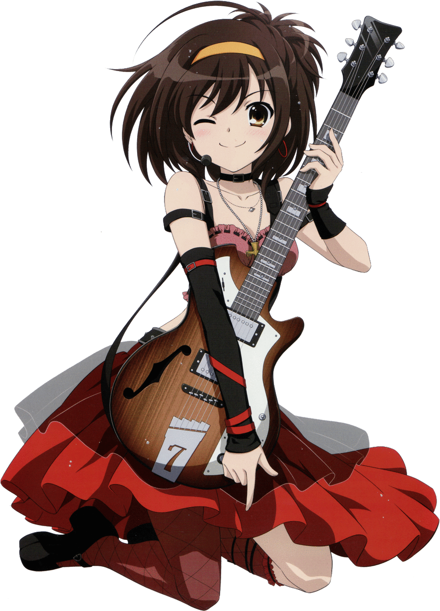 Suzumiya Haruhi, Official Art - Melancholy Of Haruhi Suzumiya Tumblr Transparent (926x1280), Png Download