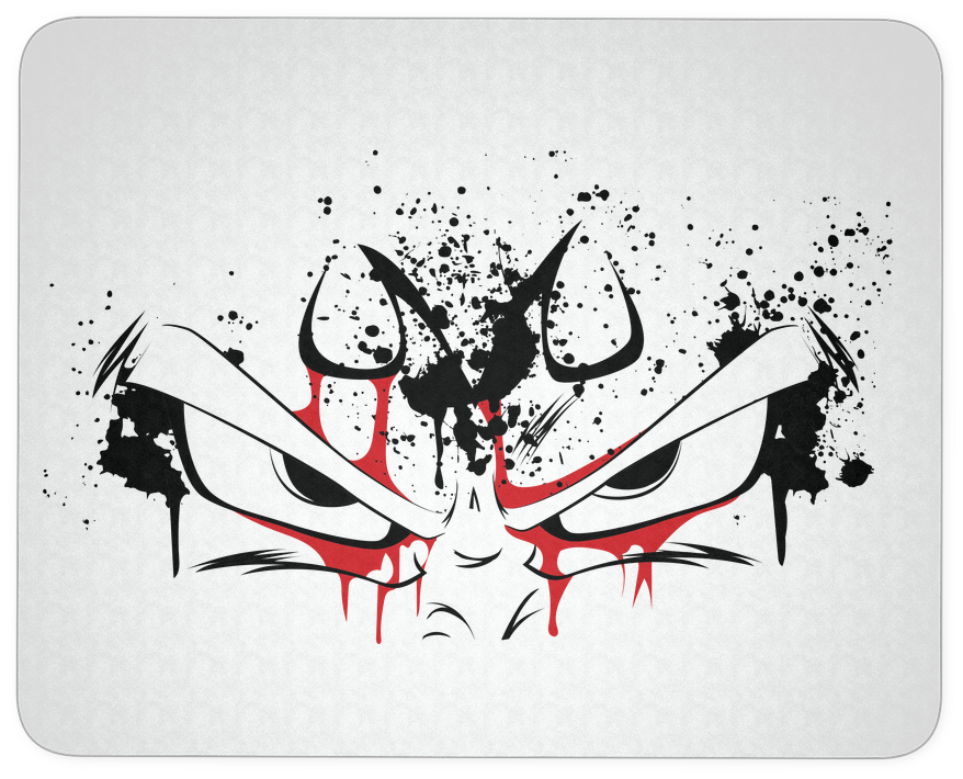 Super Saiyan Majin Vegeta Eyes Mouse Pad - Vegeta (1024x1024), Png Download